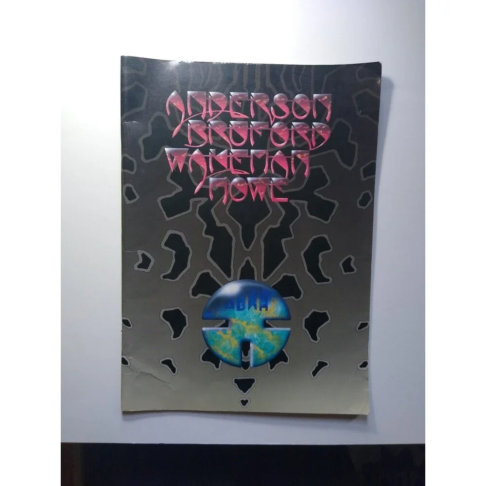 Anderson Bruford Wakeman Howe Tour Program 1989 Concert Yes Band Prog Rock
